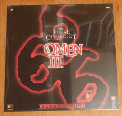 Laserdisc Omen III The Final Conflict PAL Englisch