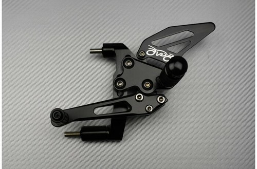 Supporto Pedane Arretrate Regolabili Rosso DUCATI PANIGALE 1199 H8 2013-2014 - Foto 3 di 5