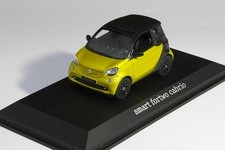 Norev 1/43 Smart Fortwo Cabrio 2015 Yellow NOREV Jan-43 Smart Fortwo cabrio