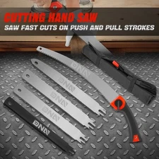 6pcs Set Hand Saw Sawing Trimming Gardening Cutting Wood Drywall Plastic Pipe