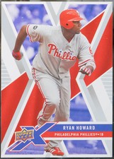 2008 Upper Deck X #76 Ryan Howard Baseball NM