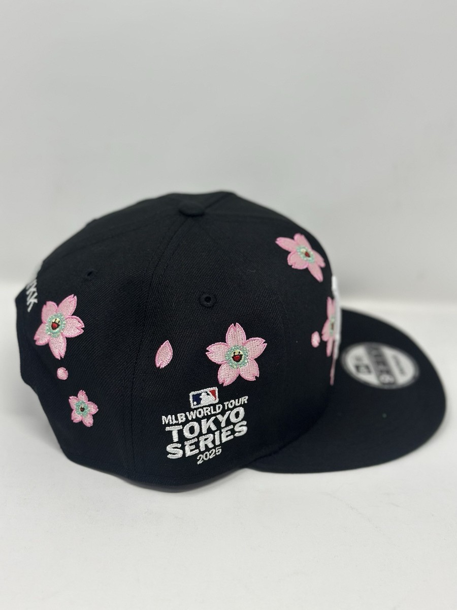 LA Dodgers Complex Takashi Murakami Black SnapBack New Era Hat In