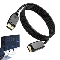 Displayport Zu Hdmi Kabel 3M 4K 30Hz Adapter Dp Zu Hdmi Unidirektional Fr