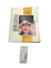 Idomeneo Mozart 1990 Miami Opera Program w Ticket Stub