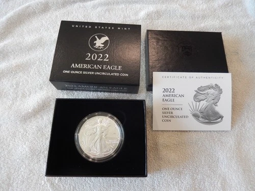 2021-W American Eagle 1 oz Silver Proof Coin 21EA with Box & COA, as from MINIT