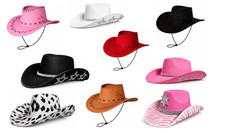 Cowboy Cowgirl Hat Fancy Dress Western Costume Adult Festival Party Hat