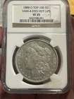 1888 O Morgan Silver Dollar VAM 4 DDO Hot Lips Top 100 NGC VF 35 Very Fine!