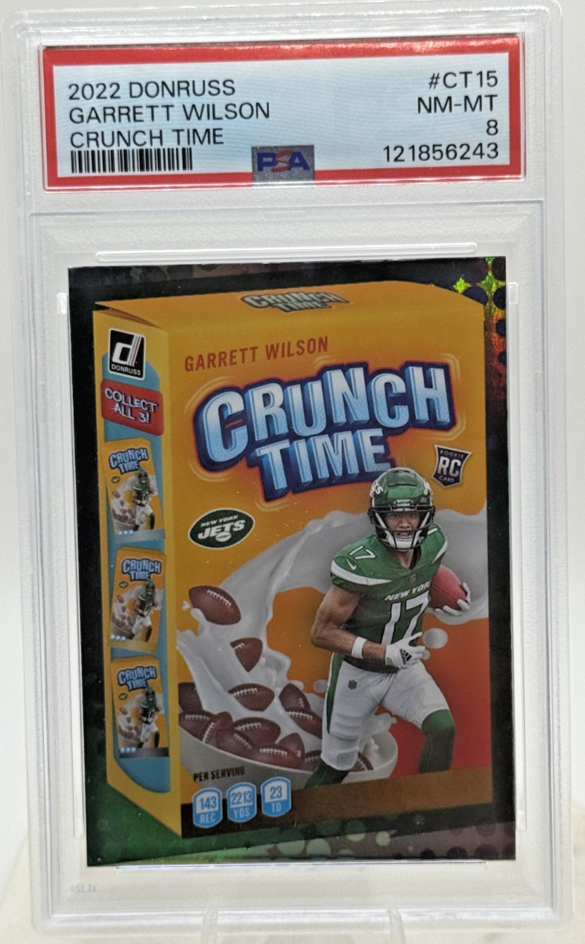 Garrett Wilson Panini Donruss Crunch Time #CT15 Base