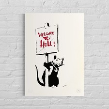 Nummerierte Edition BANKSY Willkommen in der Hölle