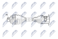 Nty Antriebswelle NPW-AU-086 FüR Audi