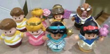 Fisher Price Little People Disney Princesses & Princes - Lot of 8 Beast Jasmine 