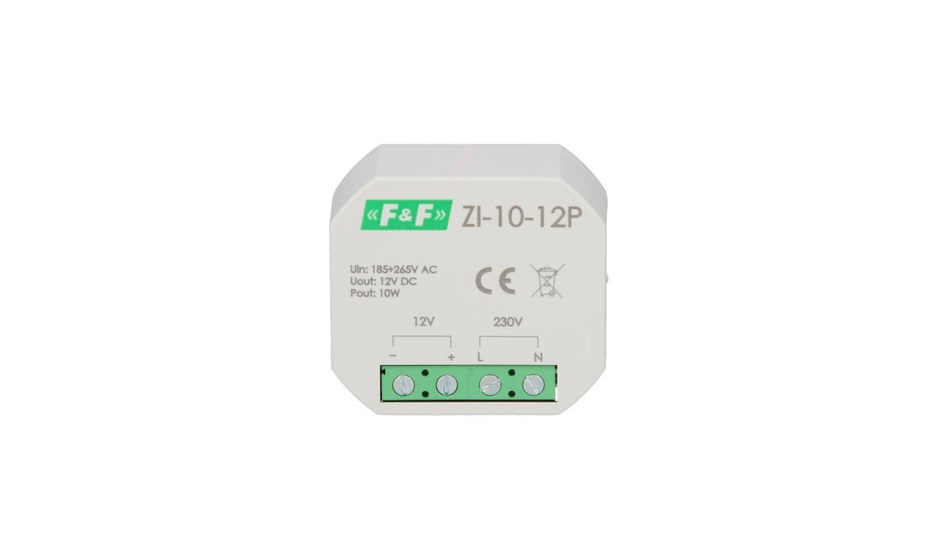Switching power supply for socket 180-264V AC, output. ZI-10-12P