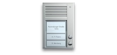 TCS PAK02-EN Audio-Außenstation, 2 Tasten