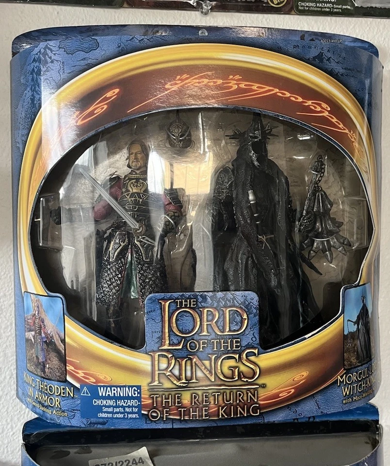Paquete de figuras de acción El Señor de los Anillos Rey Teoden y Rey Brujo ¡RARO!! Foto 2 de 4