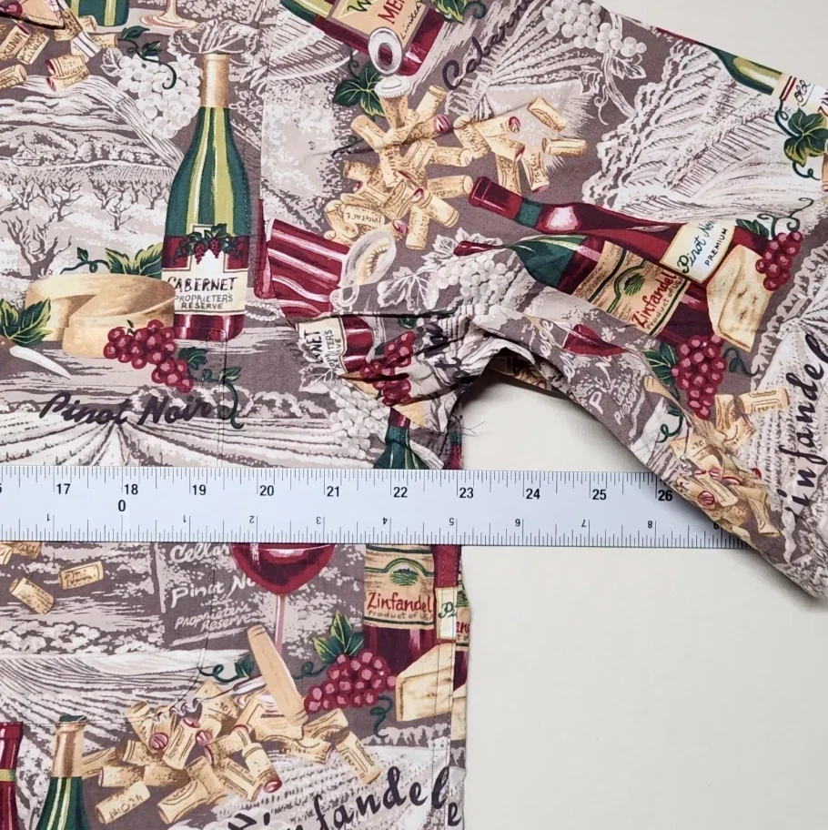 Camisa Reyn Spooner Hawaiana Gráfica Hombres Talla Mediana Calce Clásico Cuello Foto 3 de 4