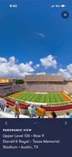 Texas Longhorns Vs Texas State 2 Tickets September 5 Opening Game Sec 126 Row 9