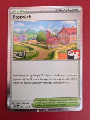Play Stamp Pokemon TCG Prize Pack Series 7 SSP 154/159 Postwick