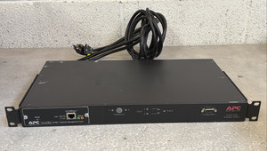 APC AP7750 Rack Mount Automatic Transfer Switch ATS 8-Outlet w/AP9617 Card