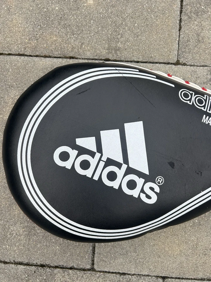 Adidas Taekwondo Doble Objetivo Pad Mitón Kick Strike Shield Karate Paddle Negro Foto 2 de 4