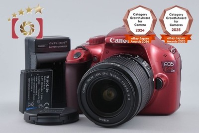 Canon EOS Kiss X50 / Rebel T3 / 1100D Red 12.2 MP 18-55 Lens from Japan
