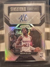 2022-23 Panini Prizm Sensational Signatures Keon Ellis Silver #SS-KE Auto