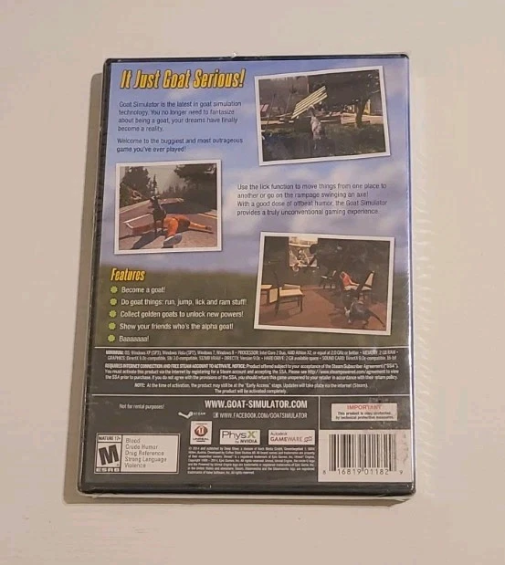 Goat Simulator (PC, 2014) Brand New - Image 2 of 2