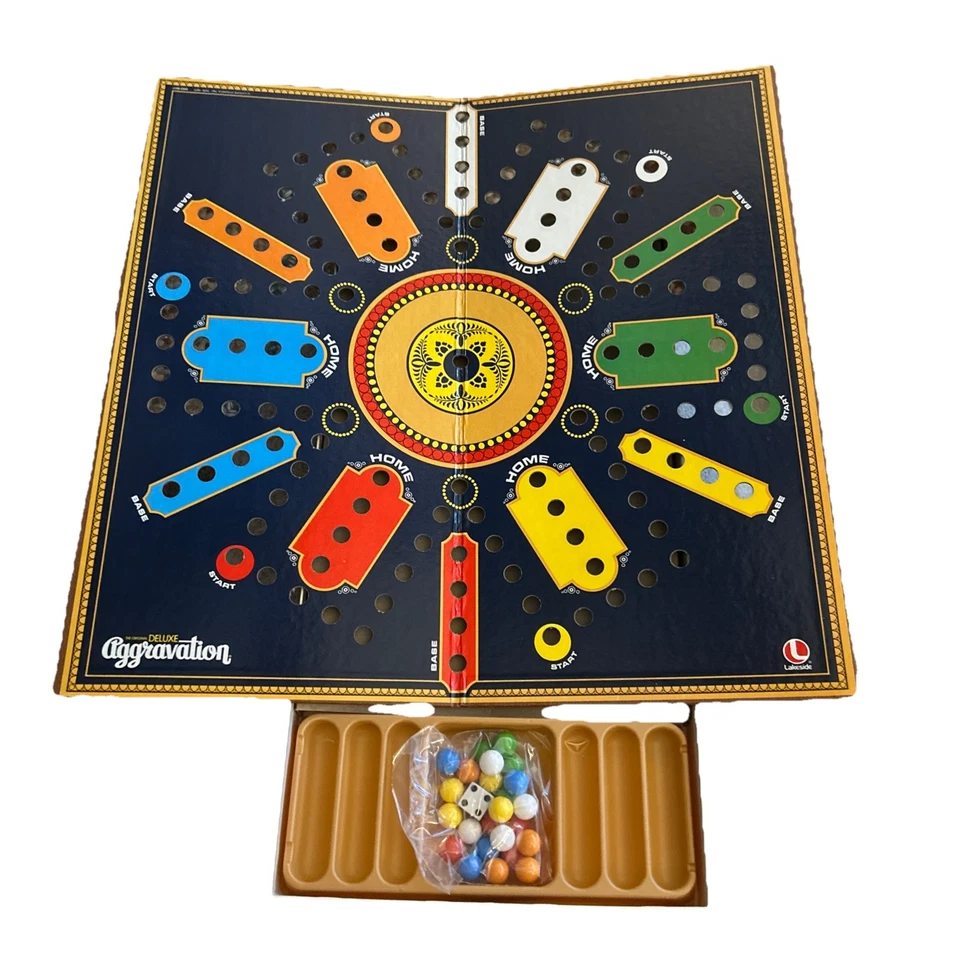 Juego de mesa de agravación de lujo, junto al lago, vintage/retro (1977) nuevo caja abierta Foto 3 de 4