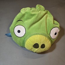 Angry Birds Green Pig 12" x 13  Plush Microbead Bean Bag Pillow Bad Piggies