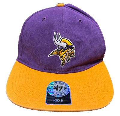 47 Brand ~ KIDS Minnesota Vikings Hat ~ Adjustable ~ Genuine Merch