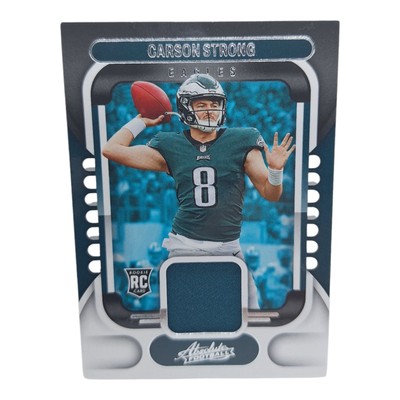 2022 Panini Absolute Football Carson Strong Rookie Jersey Material #ARM-11 RC