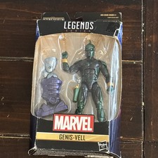 Marvel Legends GENIS-VELL 6  Figure  Hasbro  2018  Kree Sentry BAF Damaged Box