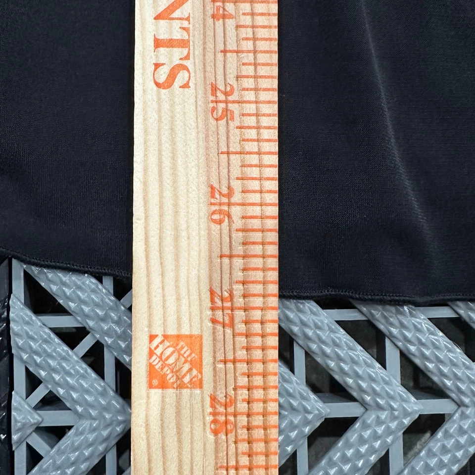 Vestido BCX Negro Sin Mangas Borde Geométrico Trapecio Mini Hecho en EE. UU. Pequeño Foto 3 de 4