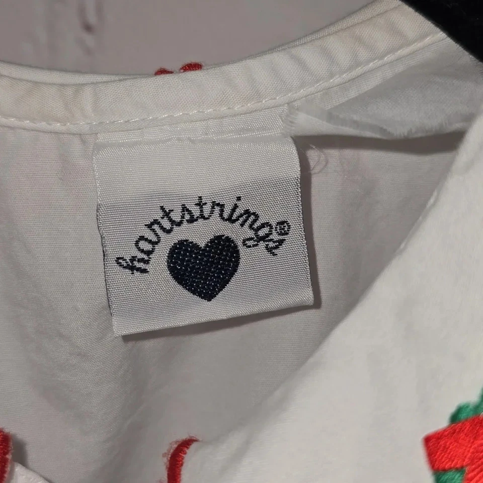 Hartstrings Girls Christmas Wreath Long Sleeve Shirt - Image 4 of 4