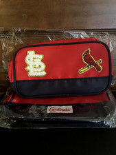 ST LOUIS CARDINALS STUFF FAN BAG SHAVING KIT/COSMETIC BAG CLUTCH 5-4-25 SGA NEW!