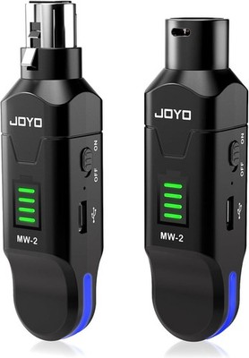 Joyo 2,4 GHz XLR Funk Mikrofon Sender Empfänger System Plug-in MW-2