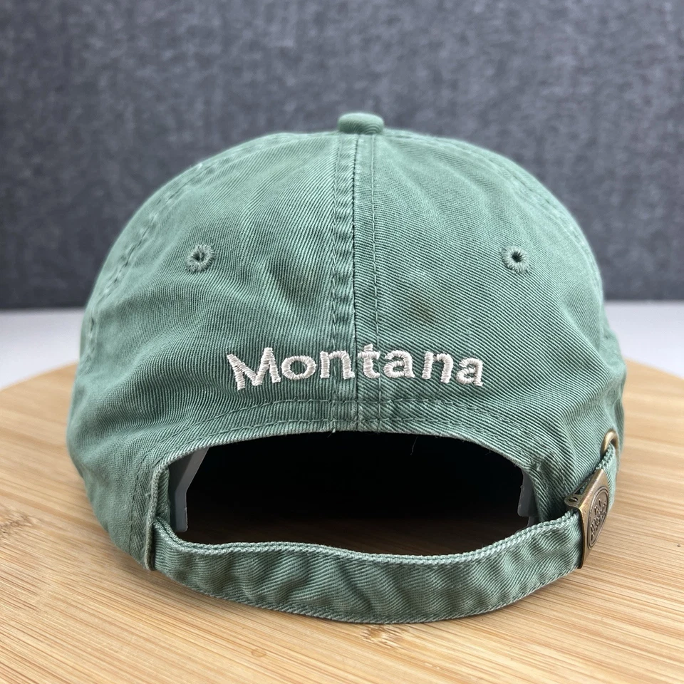 R.L. Gorra Winston Rod Company Montana con tirantes OSFM verde bordado logotipo Foto 4 de 4
