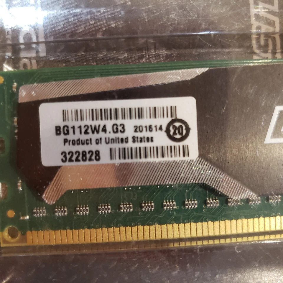 Ballistix RAM Stick 4GB 1.5V in box, never opened. DDR3 - 1600 - Image 4 of 4