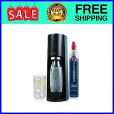 Soda Stream Sparkling H2O Maker + 2 CO2 Cartridge + 3 Bottle FREE & EASY SHIPPIN