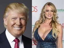 Donald Trump & Stormy Daniels 2 Postcards 4X6