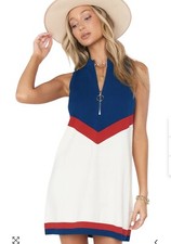 Show Me Your Mumu - Zoe Zip - Red, White, Blue - USA Texas Ole Miss - XS - NWOT