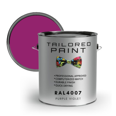 RAL4007 LILA VIOLETT matt uPVC Fenster & Tür 1K Pinsel oder Spray On