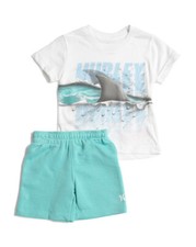 Hurley boy active pants set shark cute set 8001