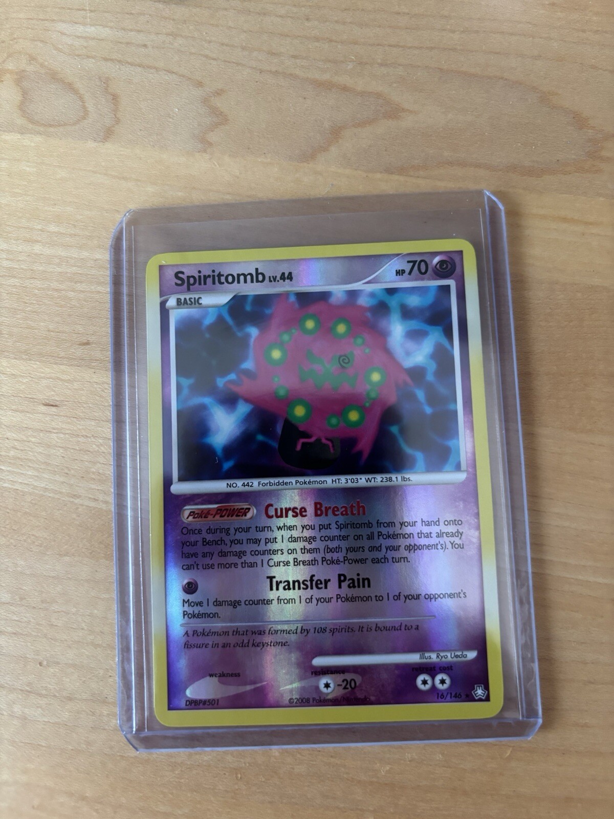Pokémon TCG Spiritomb Legends Awakened 16/146 Reverse Holo Rare LP