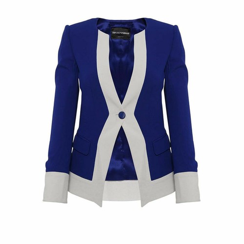 Blazer Royal Blue Women Emporio Armani 