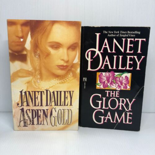 2x Janet Dailey Paperback Book Bundle Lot Romance Chic Lit Drama - Picture 1 of 5
