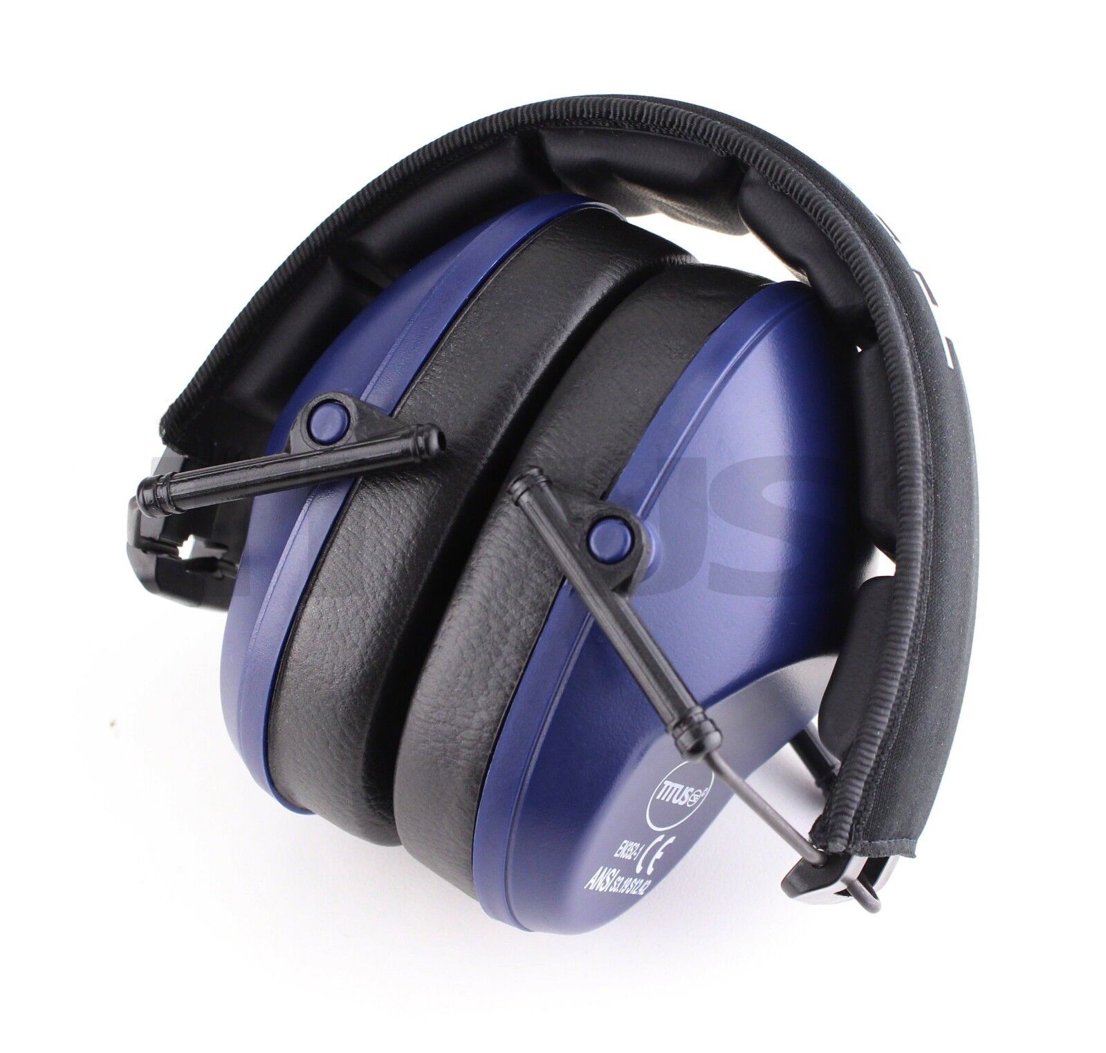 Titus XL Earmuffs Hearing Protection Blue Eagle 24 NRR Rated 