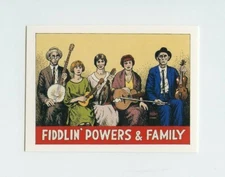 #TN19257 FIDDLIN POWERS & FAMILY Music Heroes R. Crumb Card