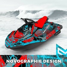 SEADOO SPARK trixx GRAPHIC KIT wraps 2up + 3up Jet Ski SEA DOO Decal Vinyl CAMO