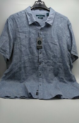 Short Sleeve Woven 100% Linen Shirt 