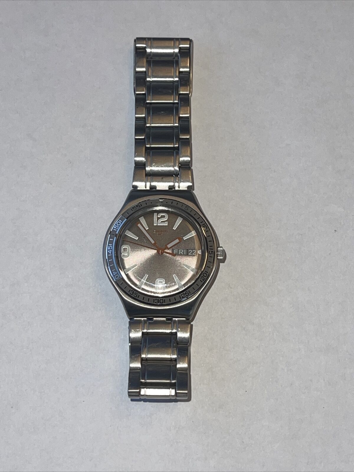 Swatch WATCH IRONY BIG GRANDSEINEUR YGS428G Analog Stainless Steel Watch SR626SW